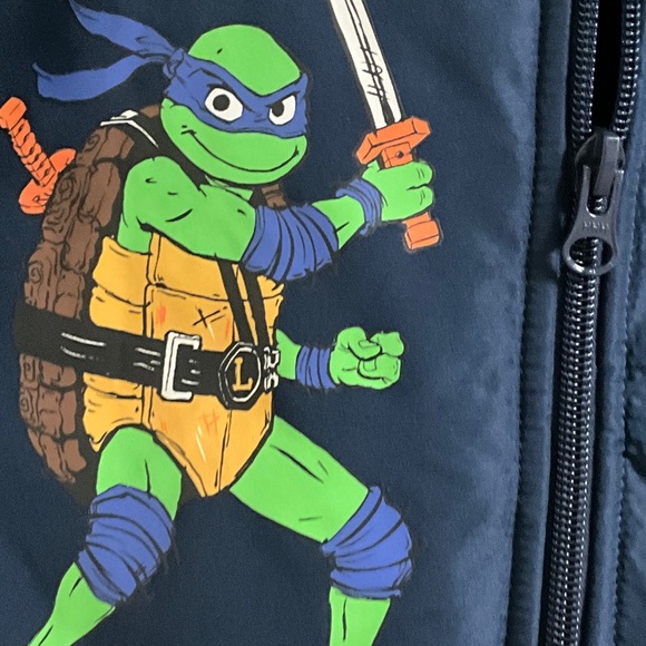 Nickelodeon Navy and Yellow TMNT Jacket - Picture 3 of 6